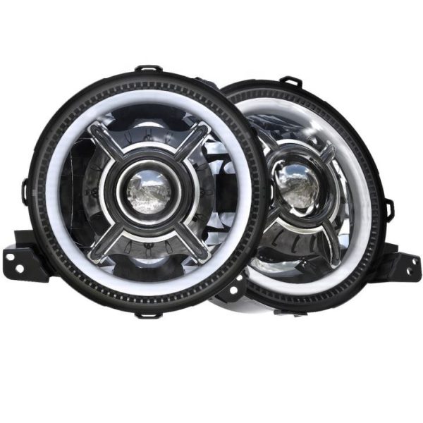 Đèn pha LED 2019 cho xe Jeep Wrangler JL 2018+ Cắm và chơi Wrangler JL Đèn pha với tín hiệu Trucky cho xe Jeep JL