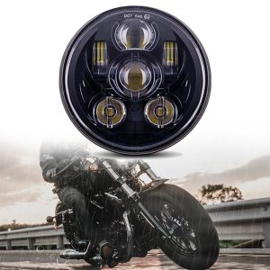 Đèn pha chiếu LED tròn 5-3 / 4 inch 5.75 inch cho xe máy Harley