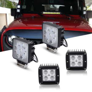 Đèn LED làm việc E-Mark 16w Đèn chiếu sáng tại chỗ / đèn chùm chiếu sáng cho xe địa hình