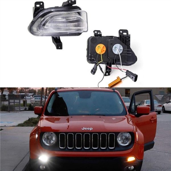 Phụ kiện xe Morsun Led Đèn chạy ban ngày cho Jeep Renegade 2015- 2018