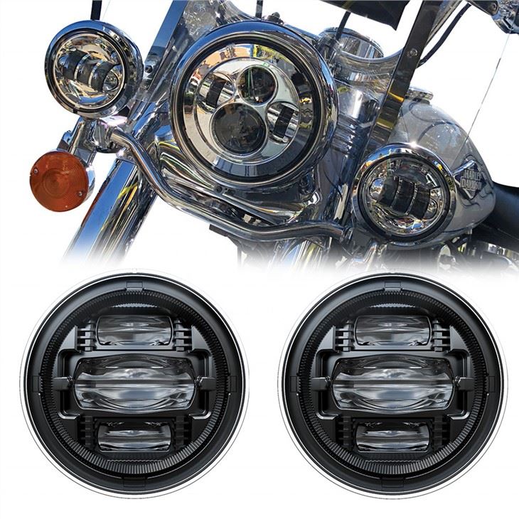 Hệ thống chiếu sáng tự động dành cho xe máy Morsun Hệ thống đèn sương mù LED 4
